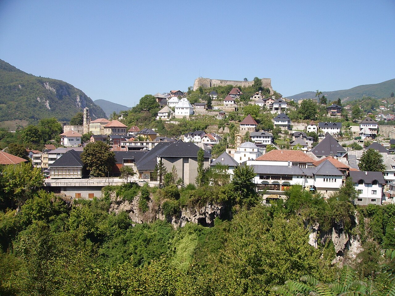 Walled city of Jajce