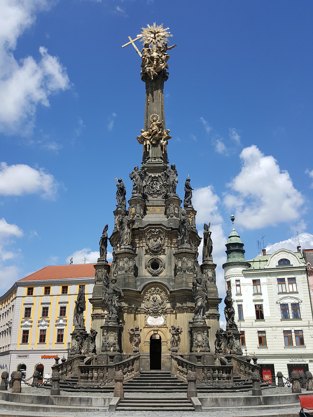 Marian and Holy Trinity columns