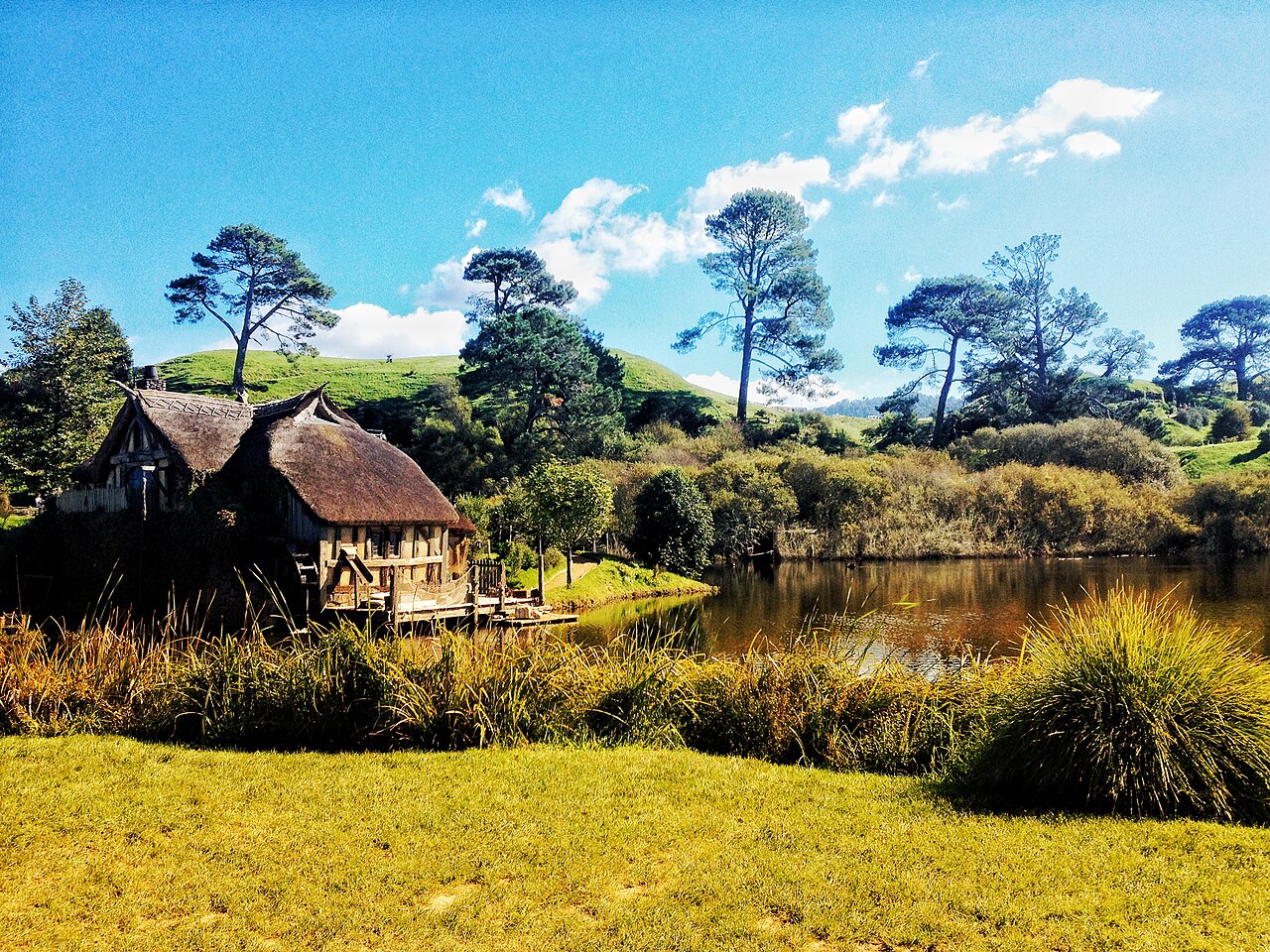 Hobbiton Movie Set