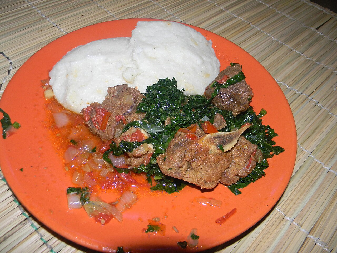 Commons: plate of sadza