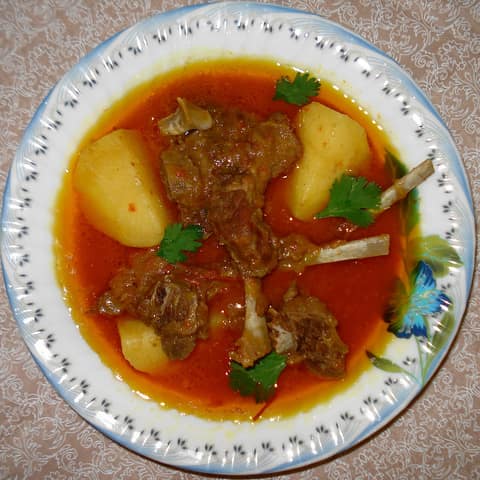 Aloo gosht