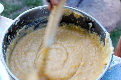 Nhopi (pumpkin mash)